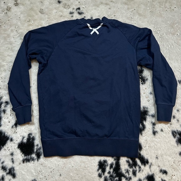 ADIDAS Women’s Navy Blue Knit Crewneck XBYO Sweatshirt Size Small - Picture 12 of 12